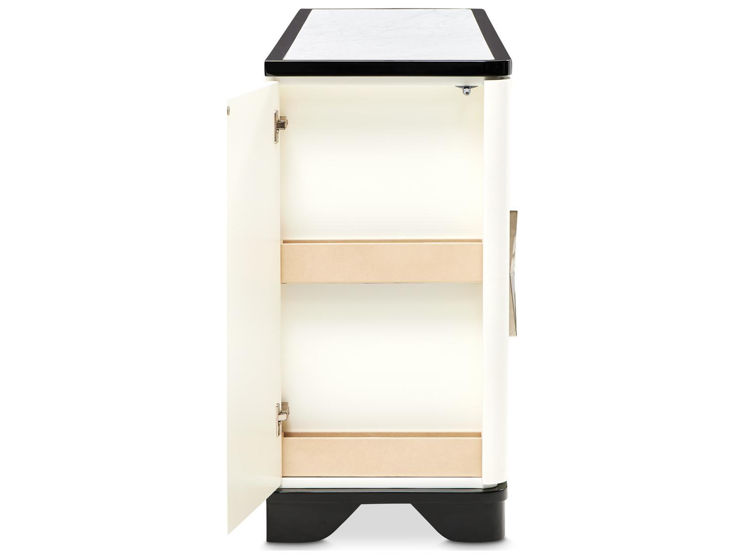 Michael Amini Tuxedo 72" Poplar Wood Sideboard