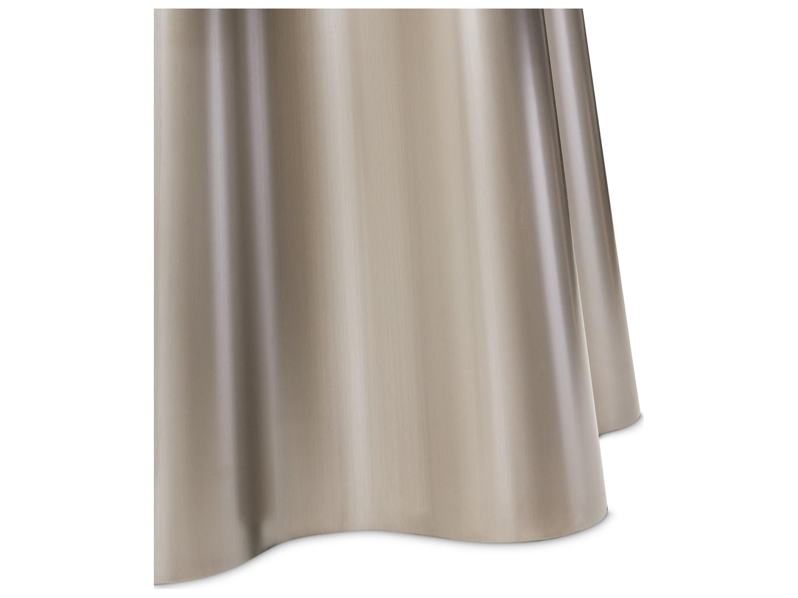 Michael Amini St. Charles Round Marble Dining Table