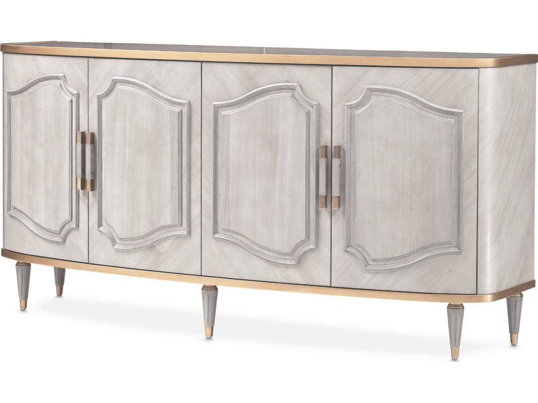 Michael Amini St. Charles 74" Poplar Wood Sideboard