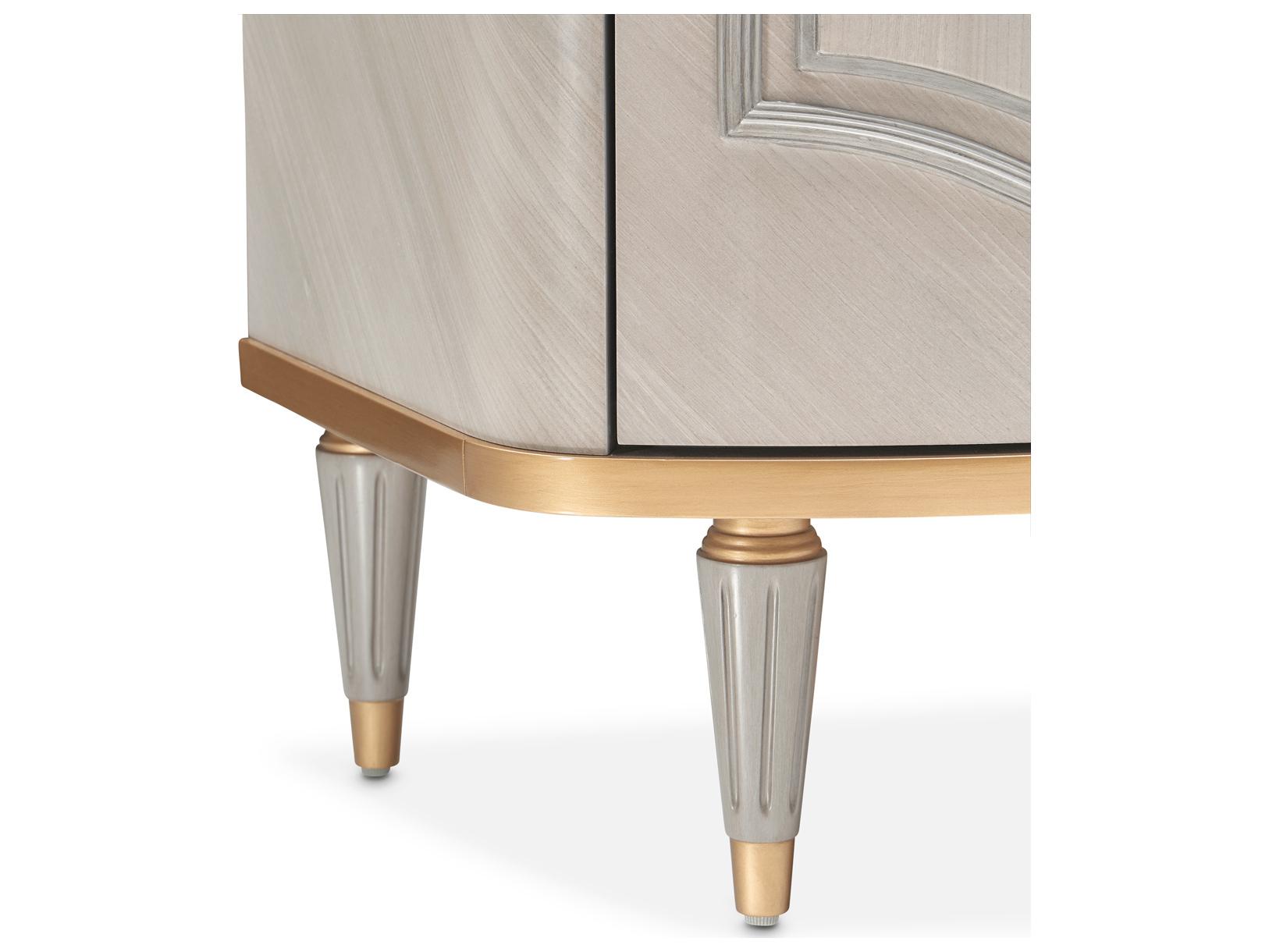 Michael Amini St. Charles 74" Poplar Wood Sideboard