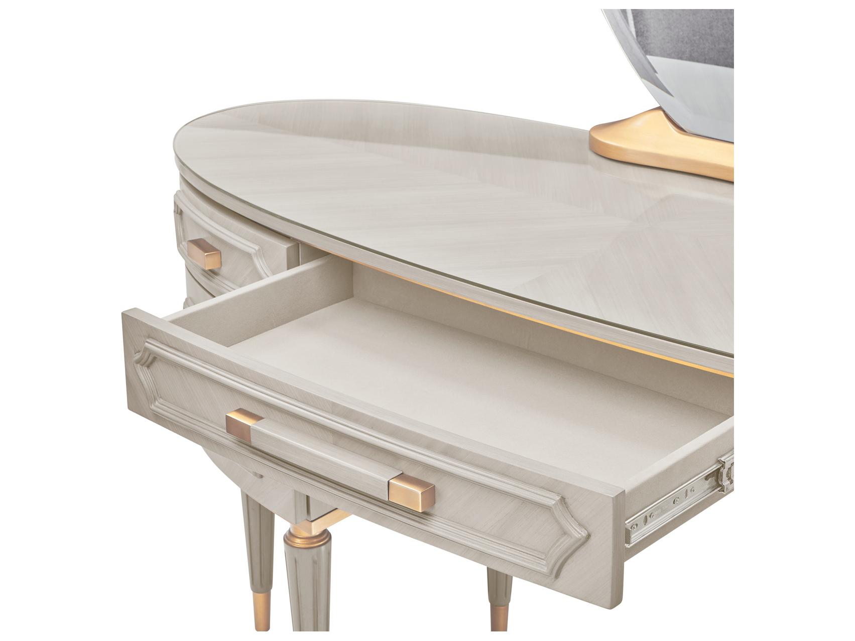 Luxecor Gilded Poplar Wood Vanity Table