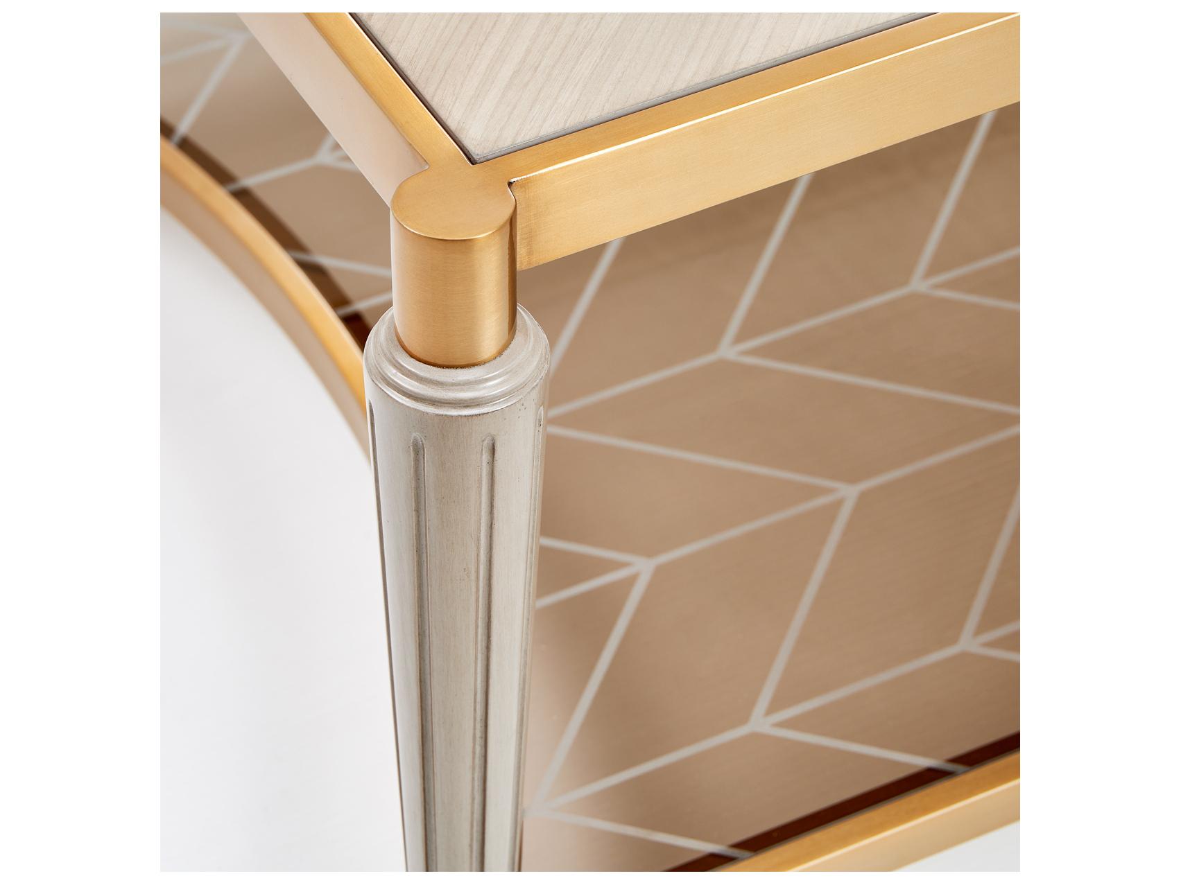 Michael Amini St. Charles Rectangular Wood Coffee Table