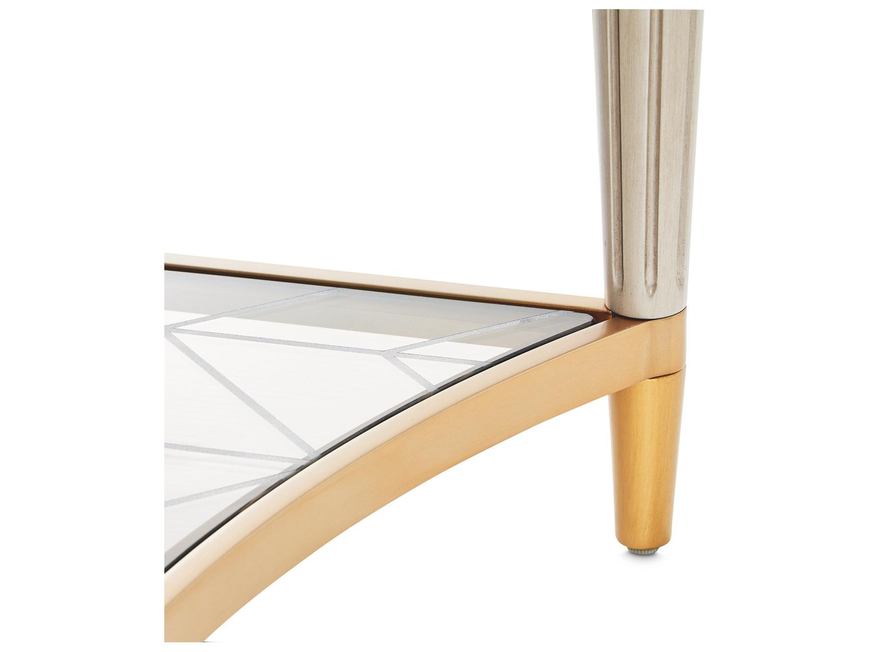 Michael Amini St. Charles Rectangular Wood Coffee Table