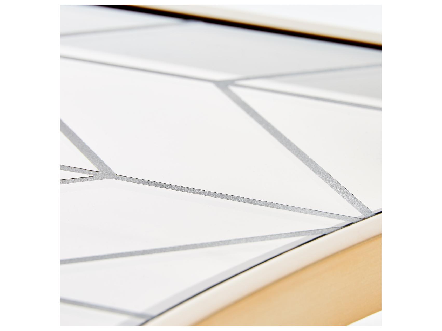 Michael Amini St. Charles Rectangular Wood Coffee Table