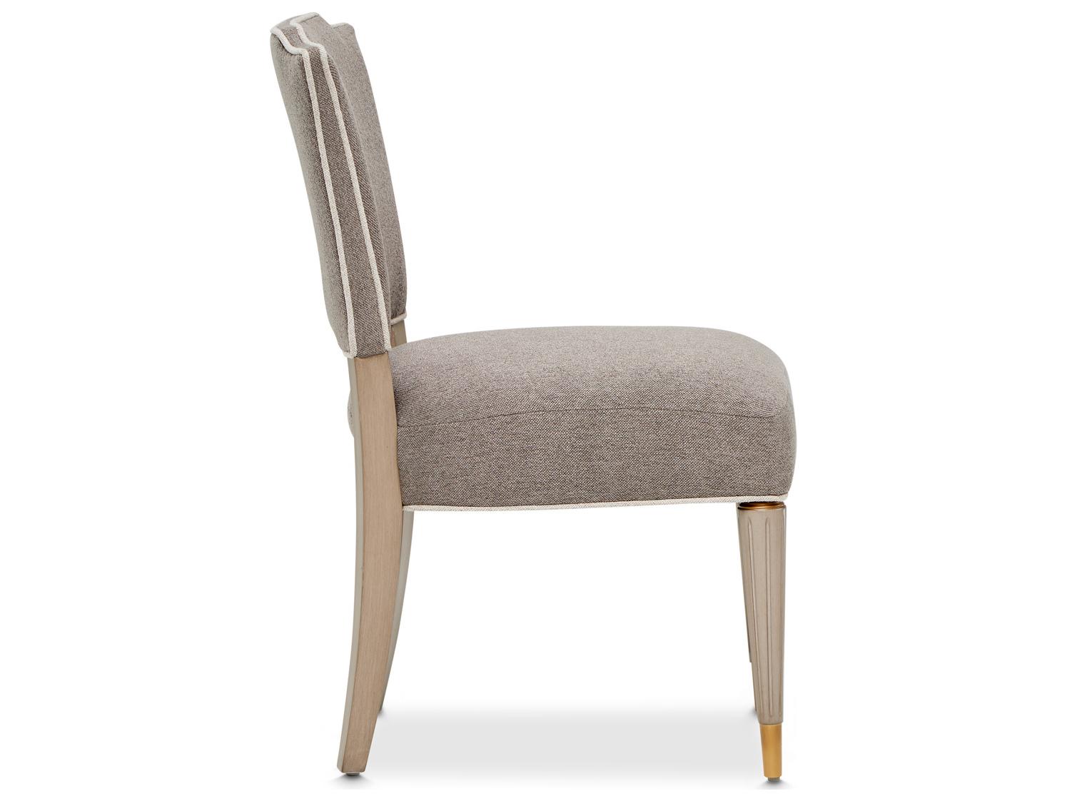 Michael Amini St. Charles Gray Accent Chair