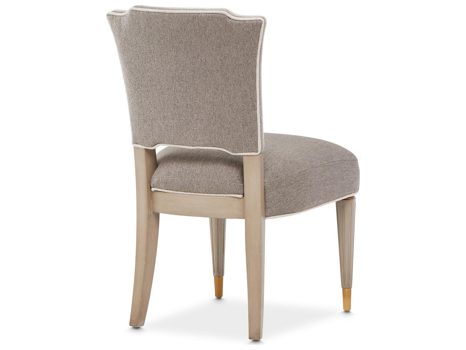 Michael Amini St. Charles Gray Accent Chair