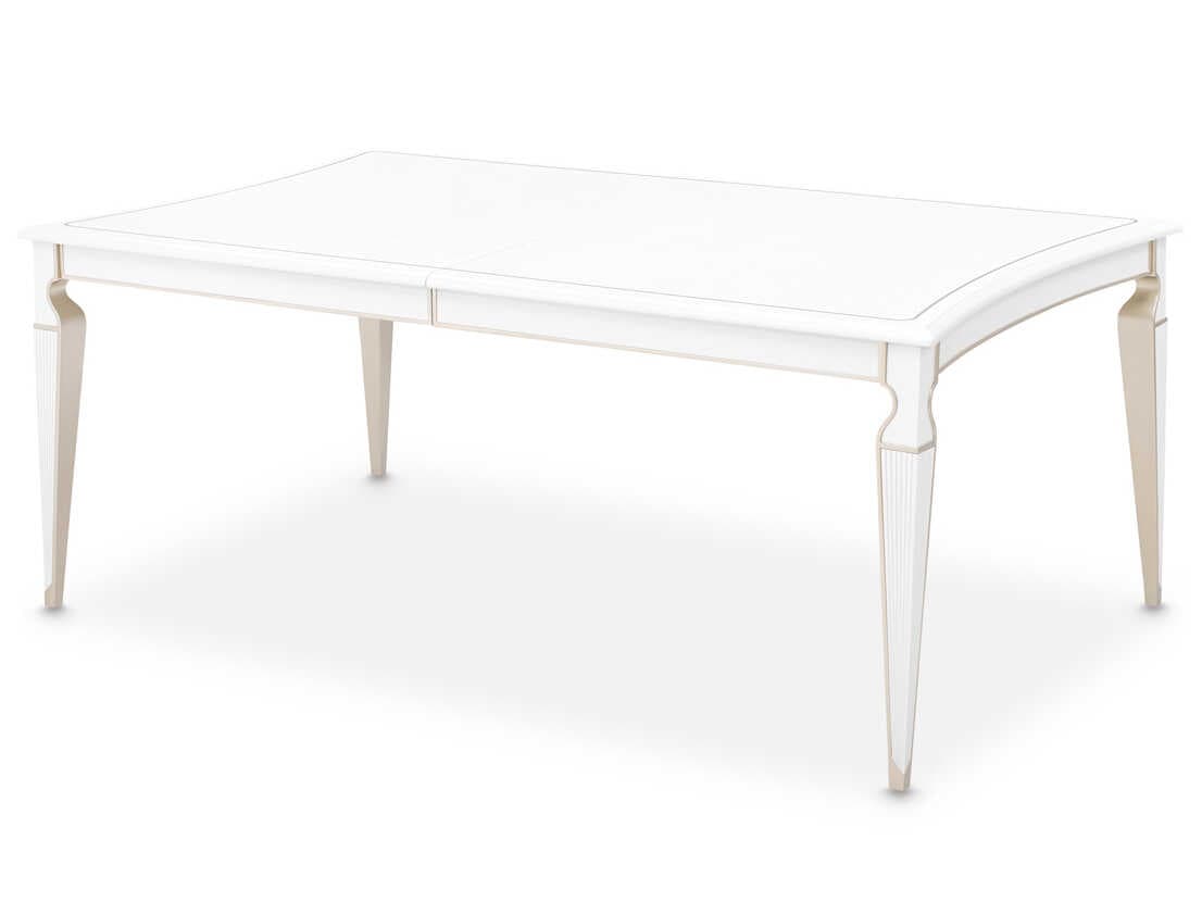 Michael Amini La Marisia Rectangular Wood Dining Table