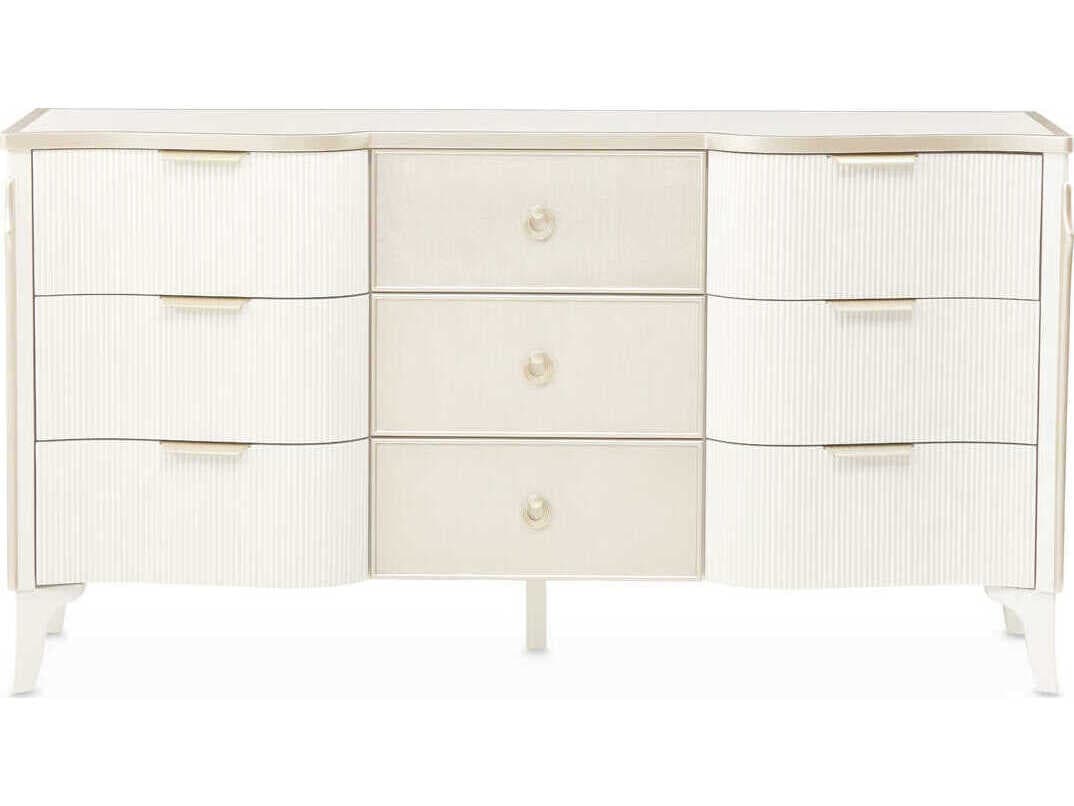 Michael Amini La Marisia White Poplar Wood Dresser