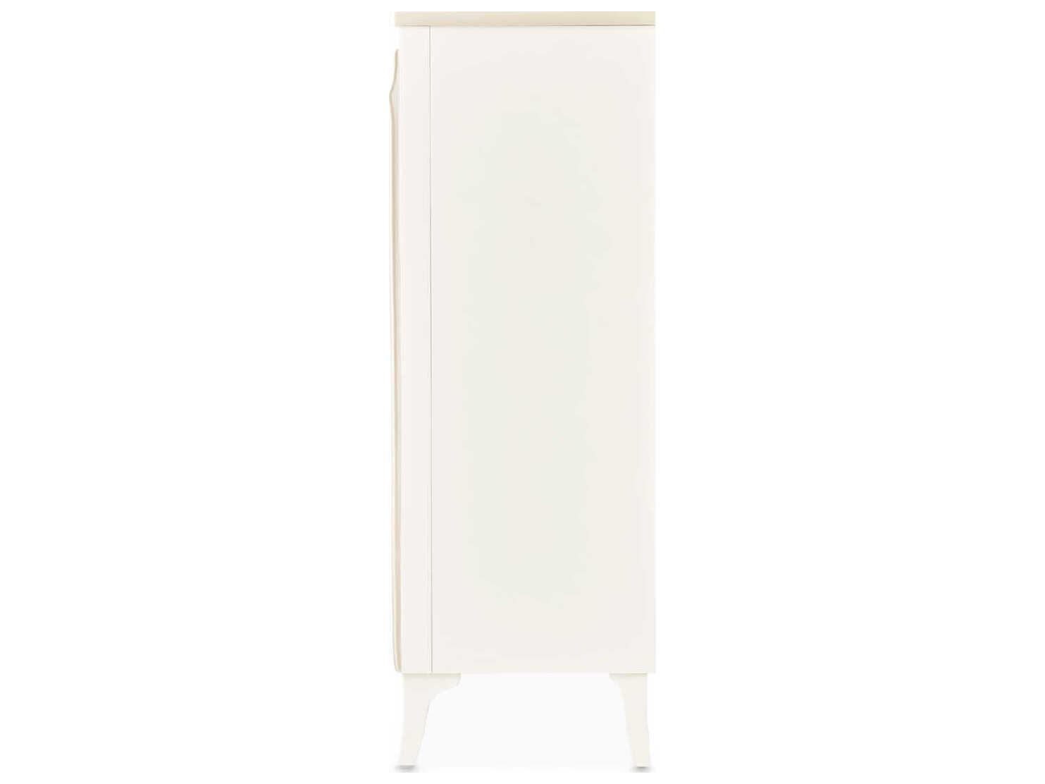 Michael Amini La Marisia White Poplar Wood Accent Chest