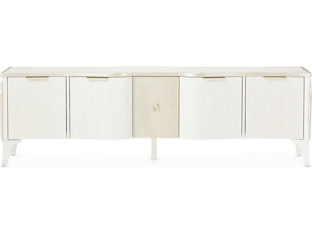 Michael Amini La Marisia 80" Poplar Wood Media Console