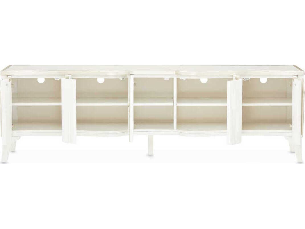 Michael Amini La Marisia 80" Poplar Wood Media Console