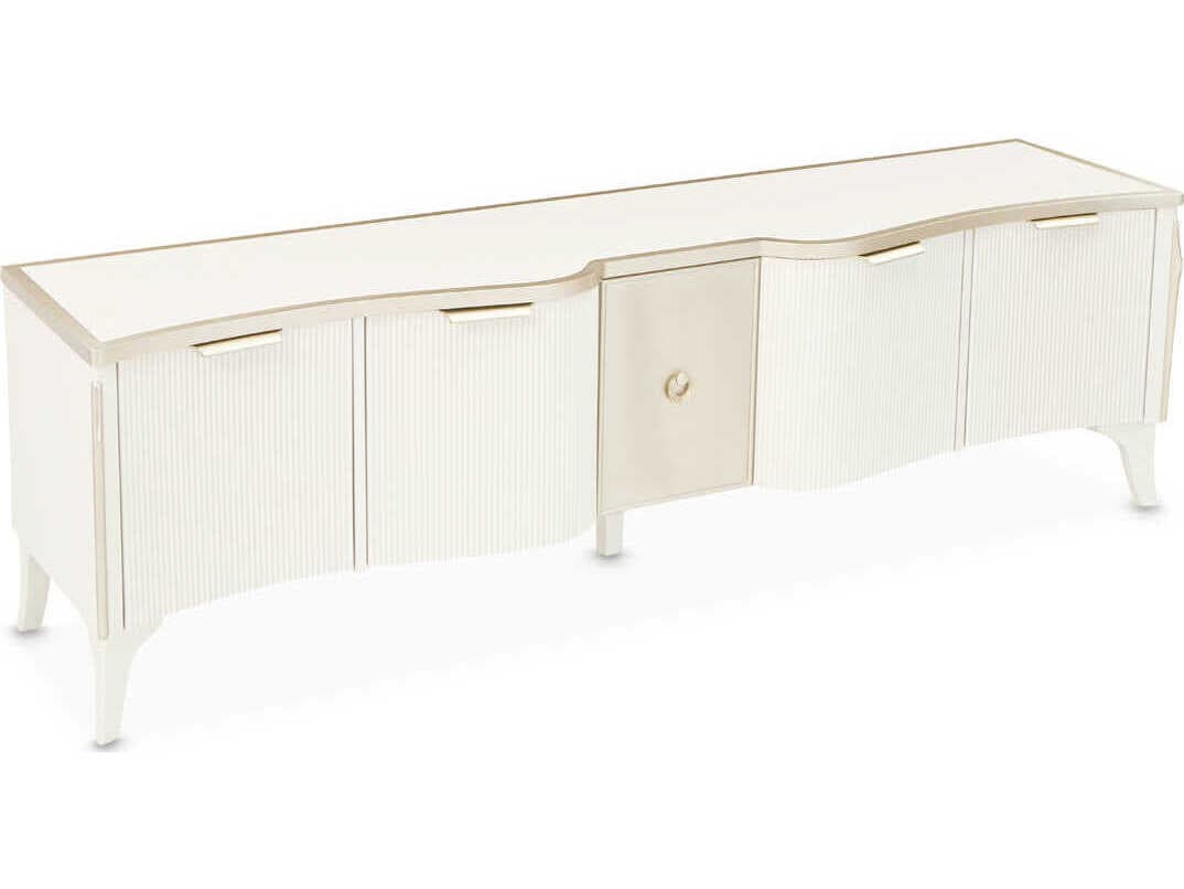 Michael Amini La Marisia 80" Poplar Wood Media Console