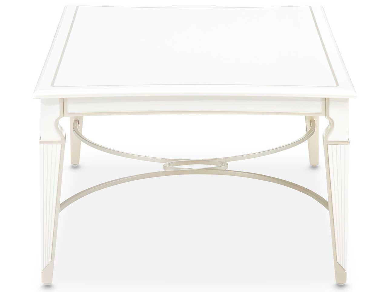 Michael Amini La Marisia Rectangular Wood Coffee Table