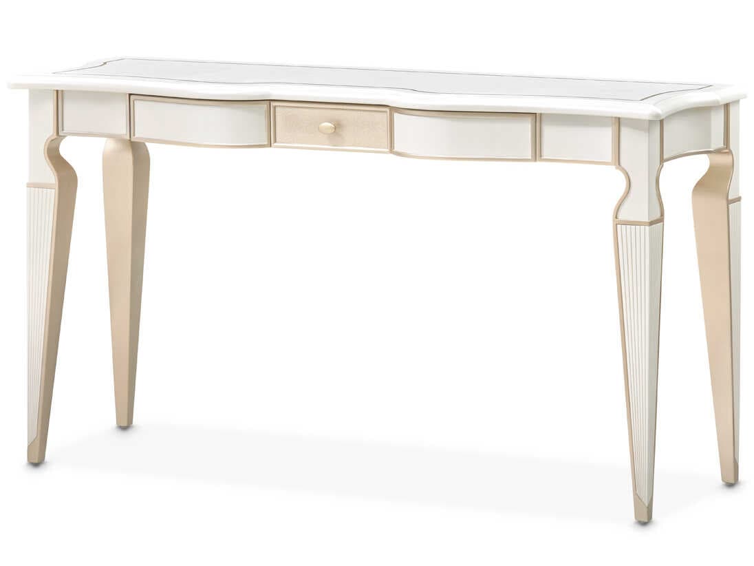 Michael Amini La Marisia Rectangular Wood Console Table
