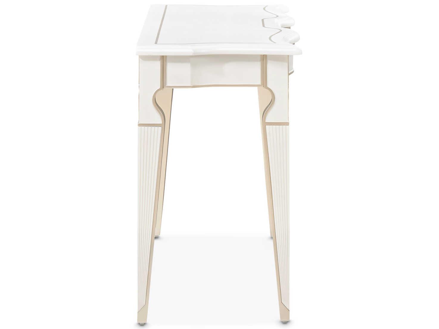 Michael Amini La Marisia Rectangular Wood Console Table