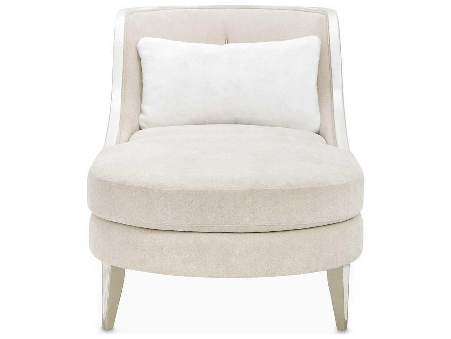 Michael Amini La Marisia Champagne Upholstered Chaise