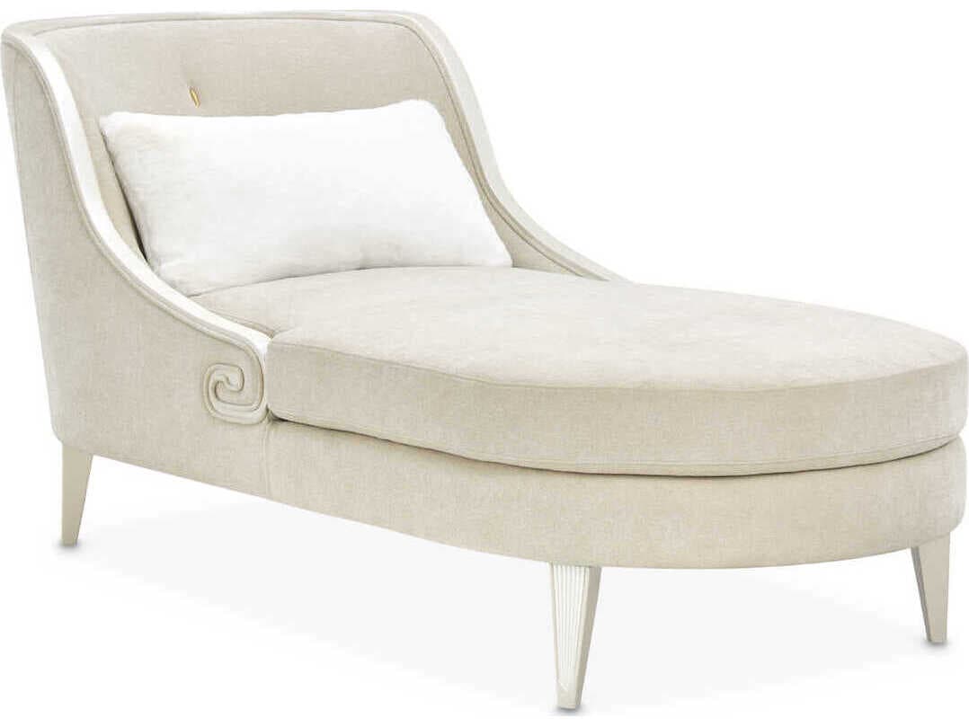Michael Amini La Marisia Champagne Upholstered Chaise