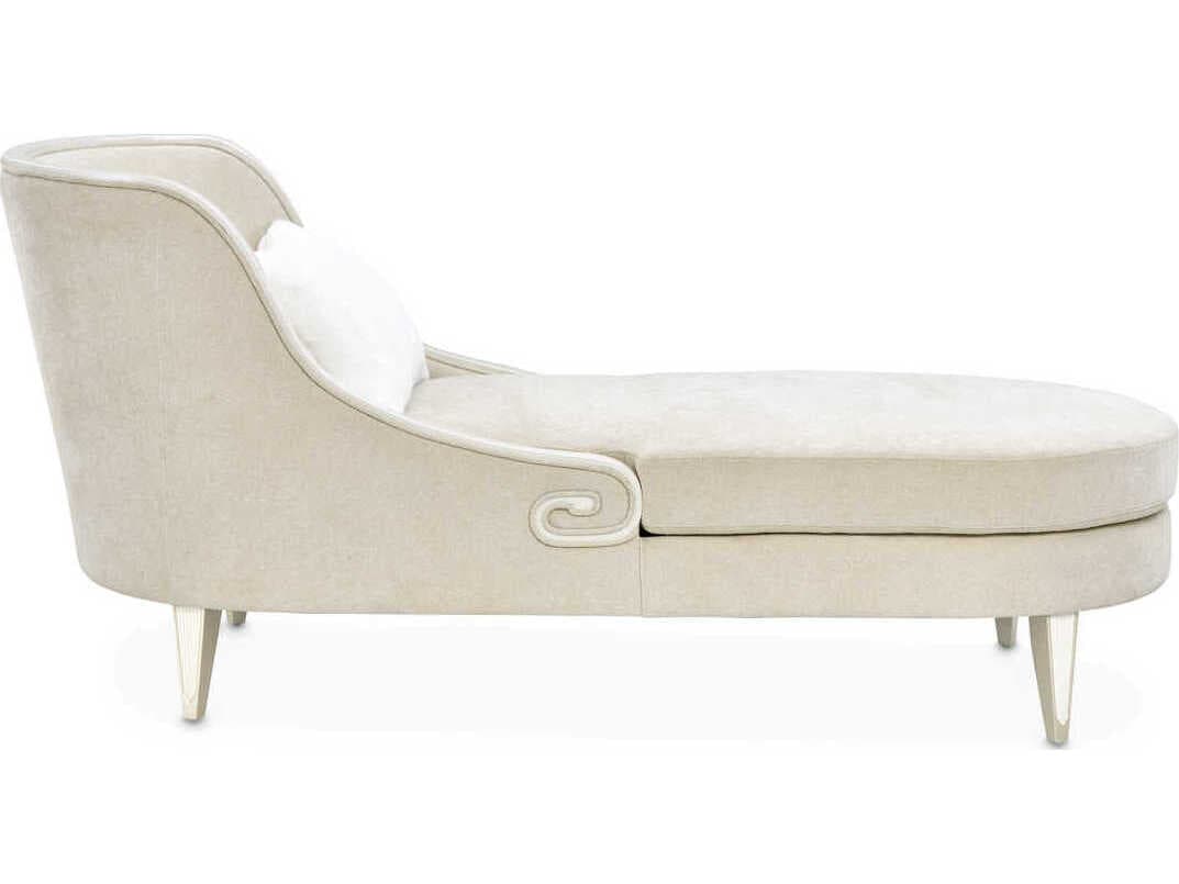 Michael Amini La Marisia Champagne Upholstered Chaise