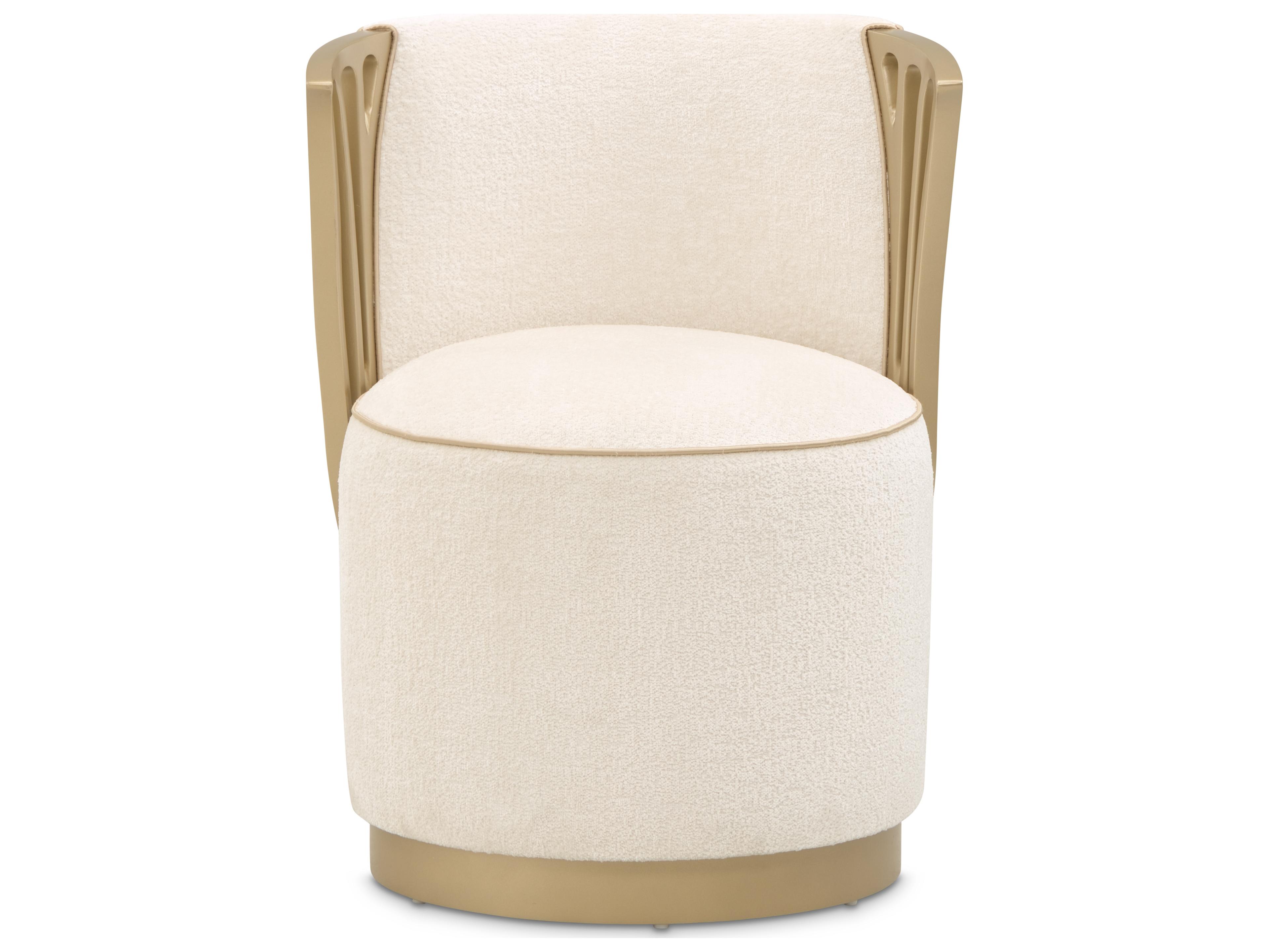 Michael Amini La Terrazza Cream Vanity Chair