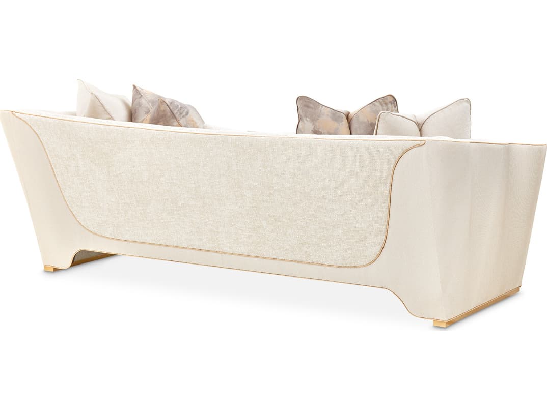 Michael Amini La Terrazza Champagne Upholstered Sofa
