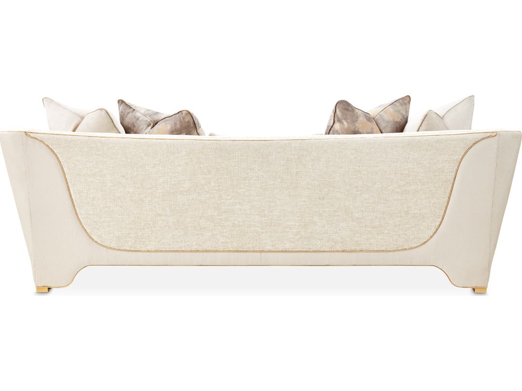 Michael Amini La Terrazza Champagne Upholstered Sofa