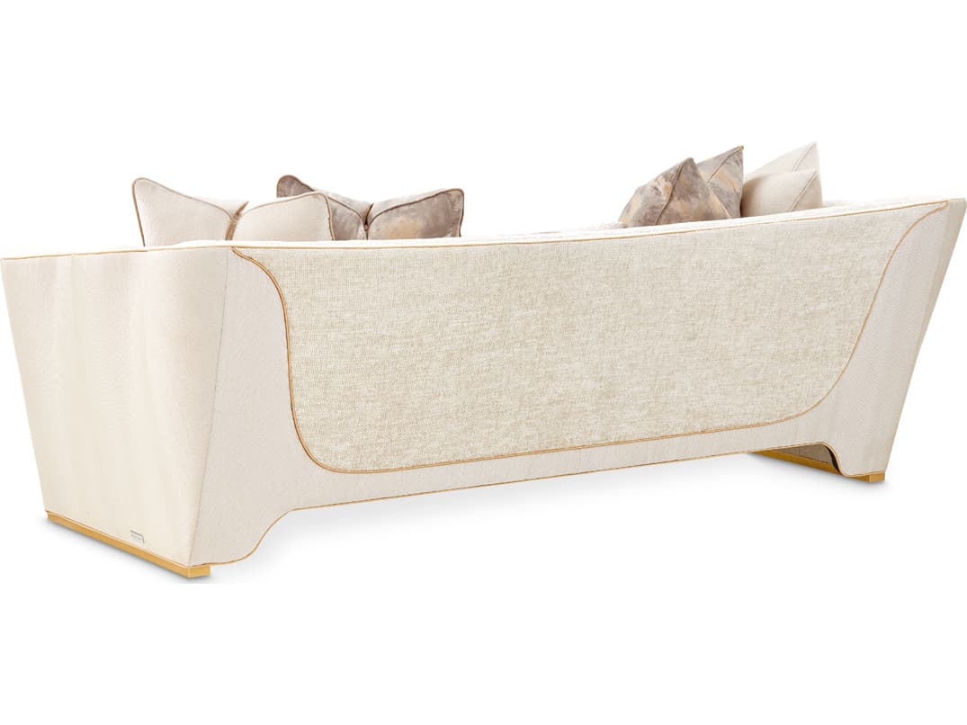 Michael Amini La Terrazza Champagne Upholstered Sofa