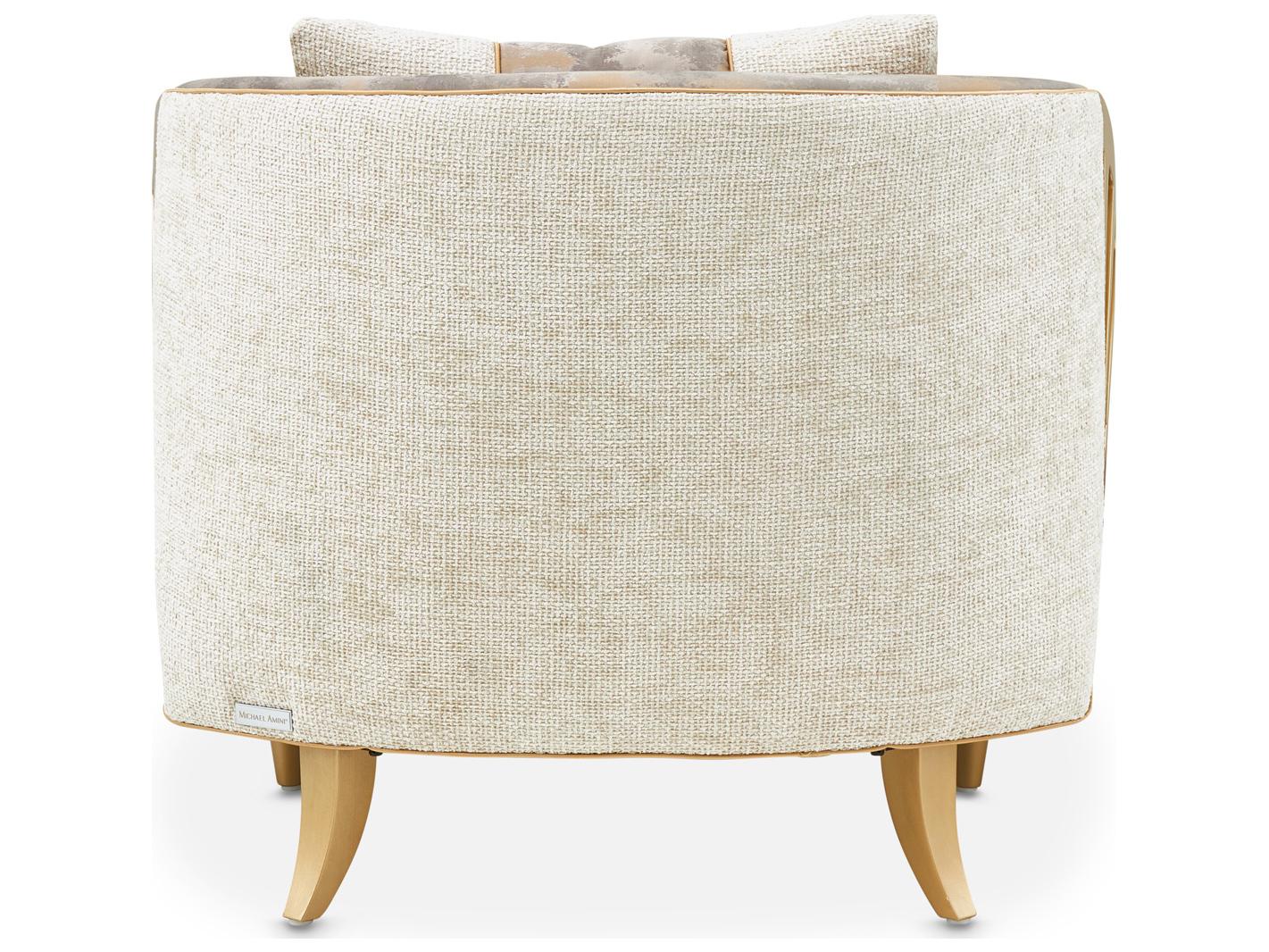 Michael Amini La Terrazza Champagne Accent Chair