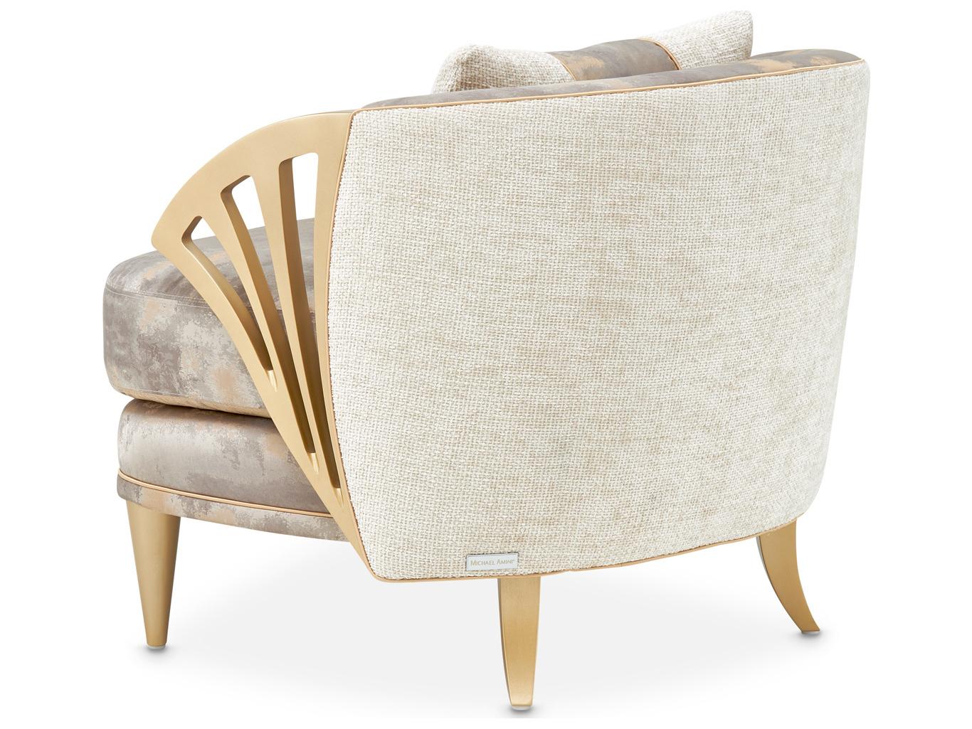 Michael Amini La Terrazza Champagne Accent Chair