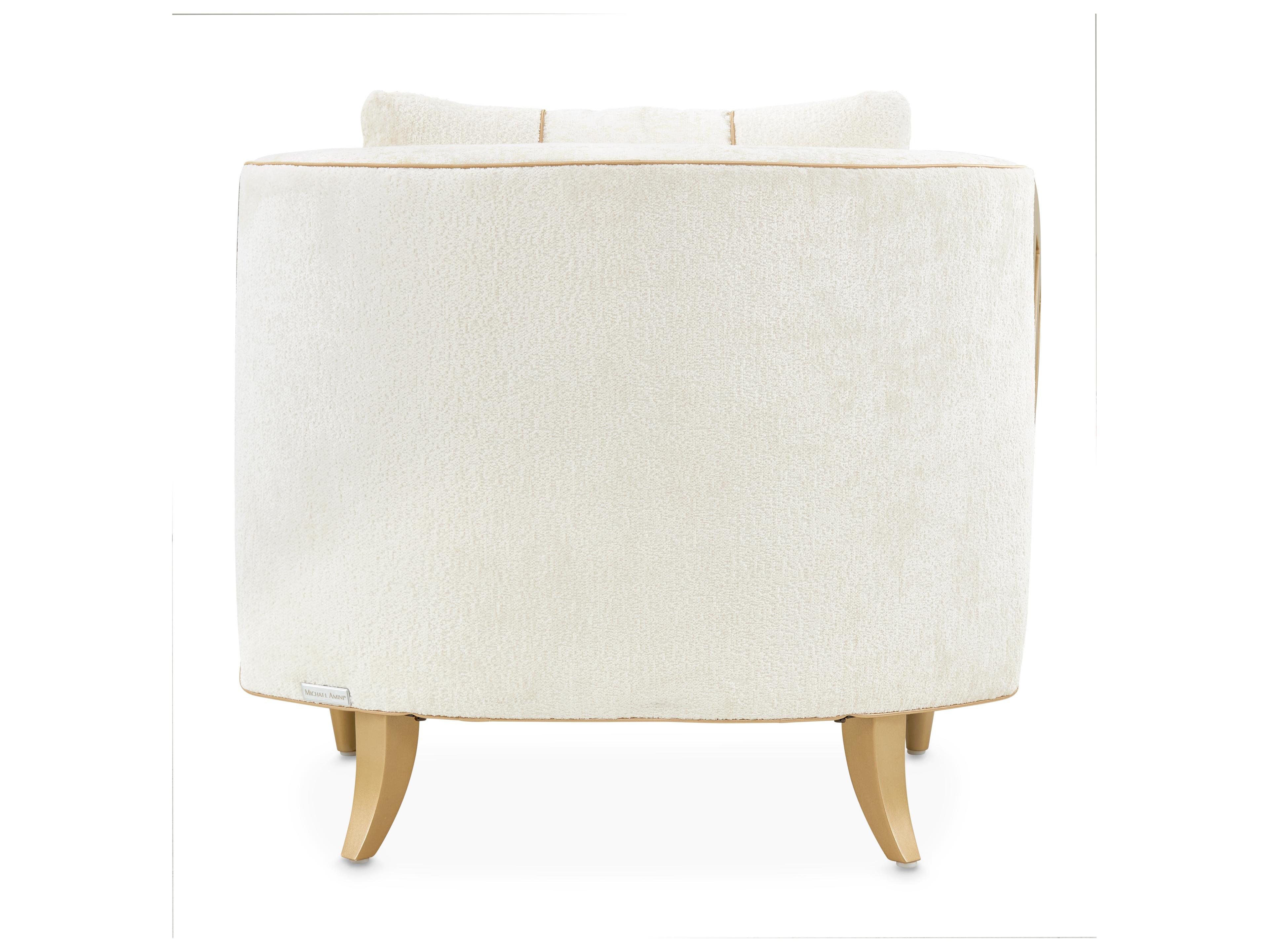 Michael Amini La Terrazza Champagne Accent Chair
