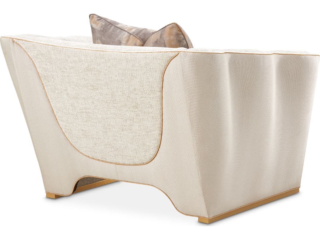Michael Amini La Terrazza Champagne Accent Chair