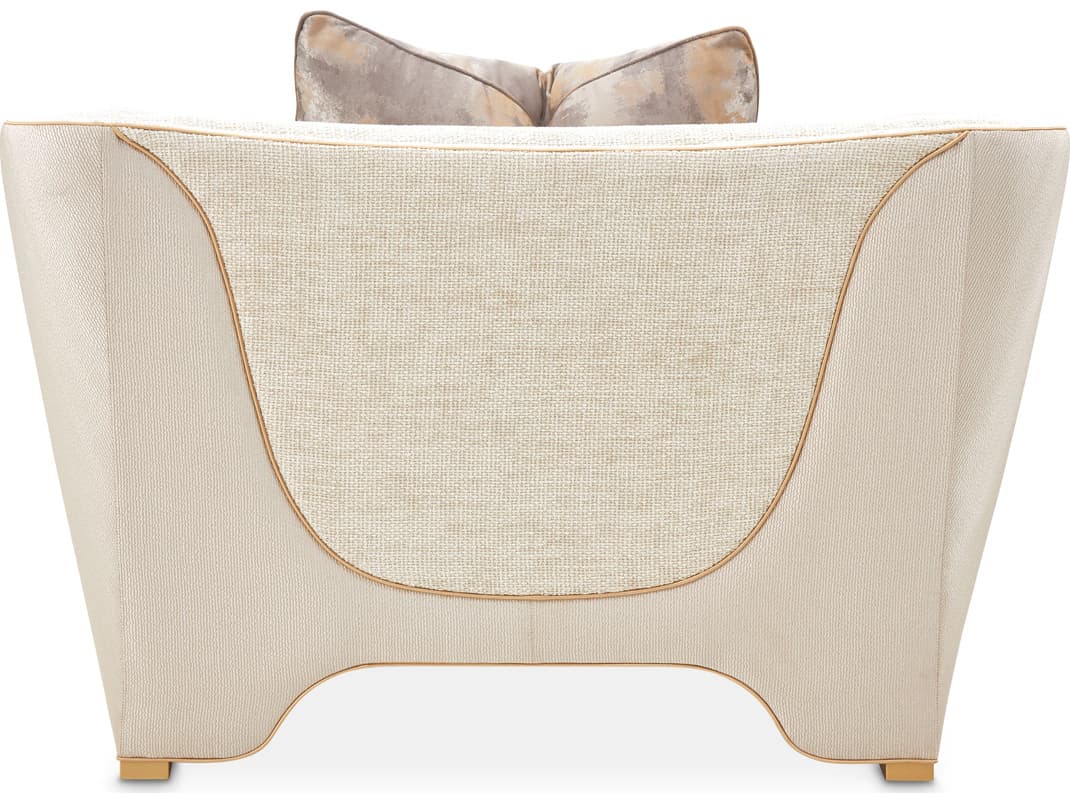 Michael Amini La Terrazza Champagne Accent Chair