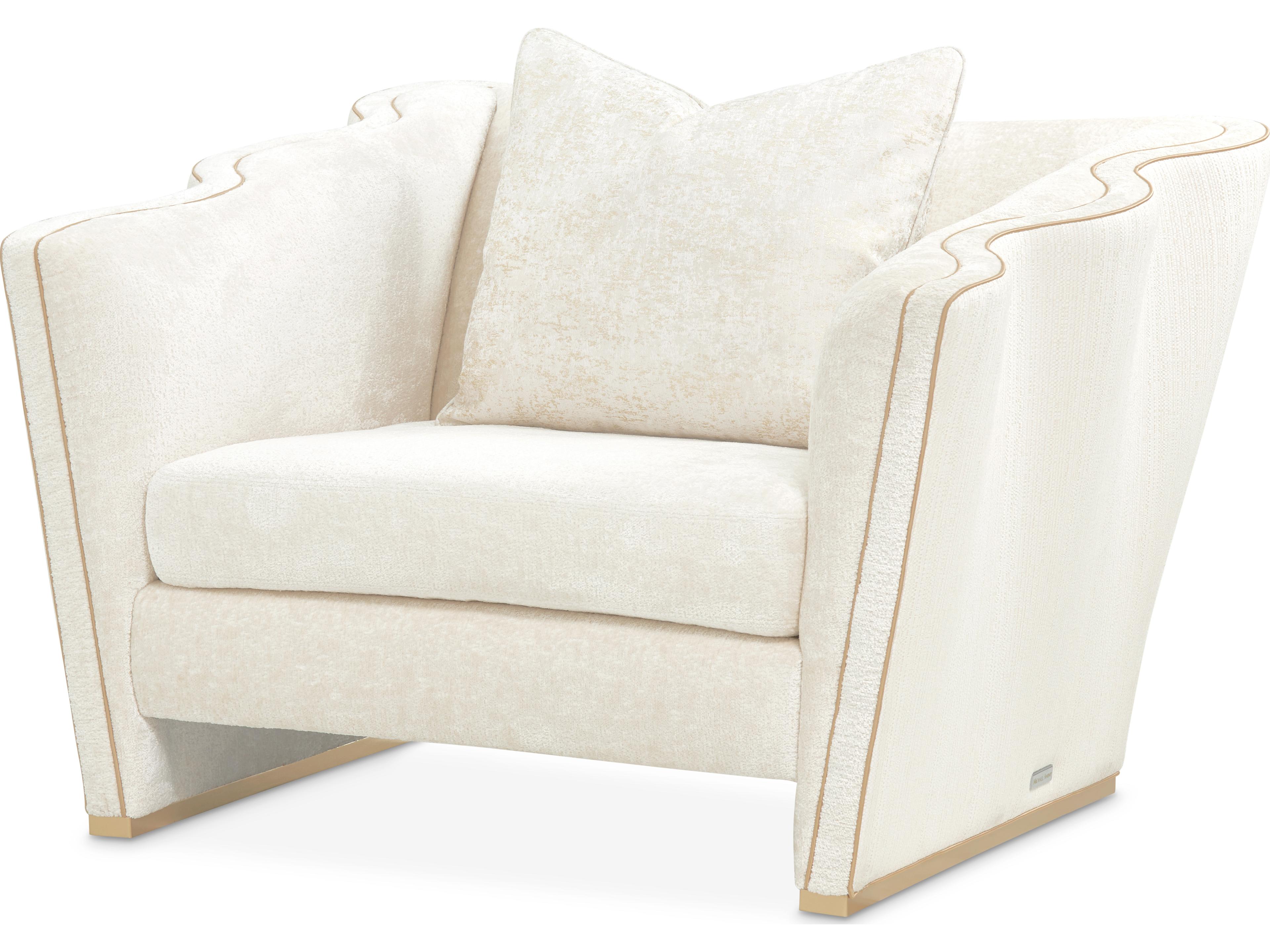 Michael Amini La Terrazza Champagne Accent Chair