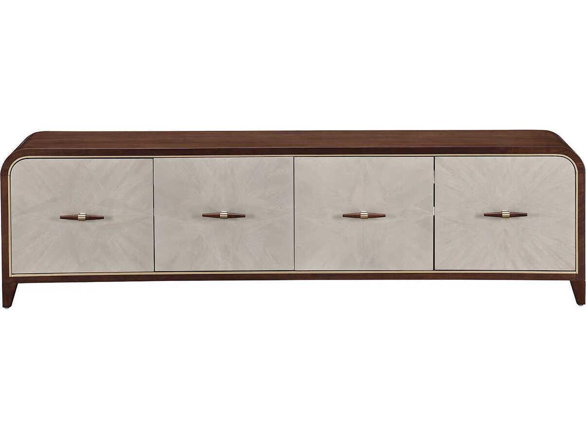 Michael Amini Houston 80" Rubberwood Media Console