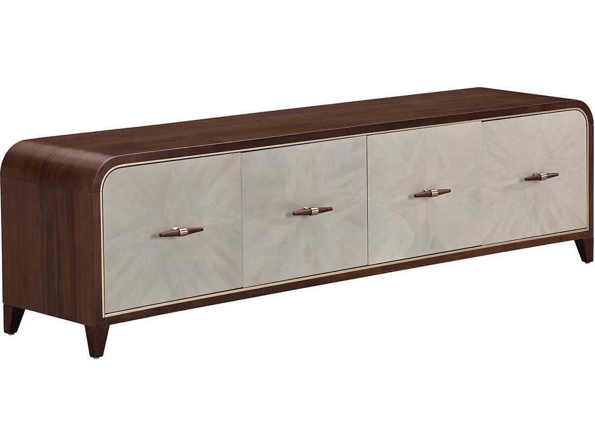 Michael Amini Houston 80" Rubberwood Media Console