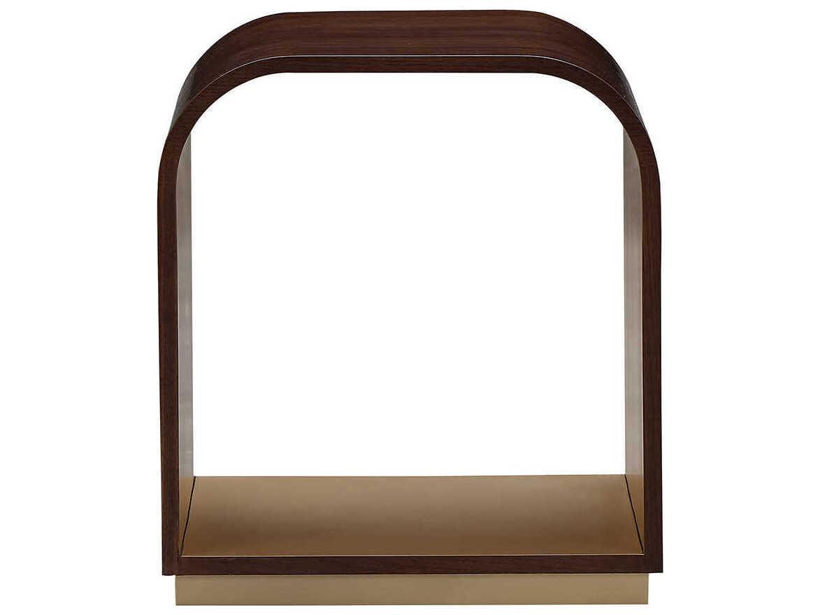 Michael Amini Houston Rectangular Wood End Table