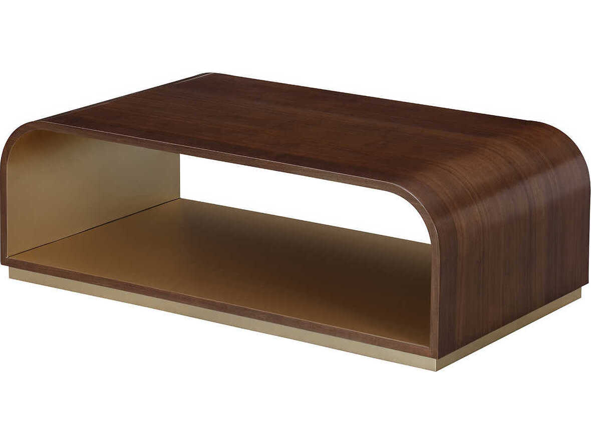 Michael Amini Houston Rectangular Wood Coffee Table