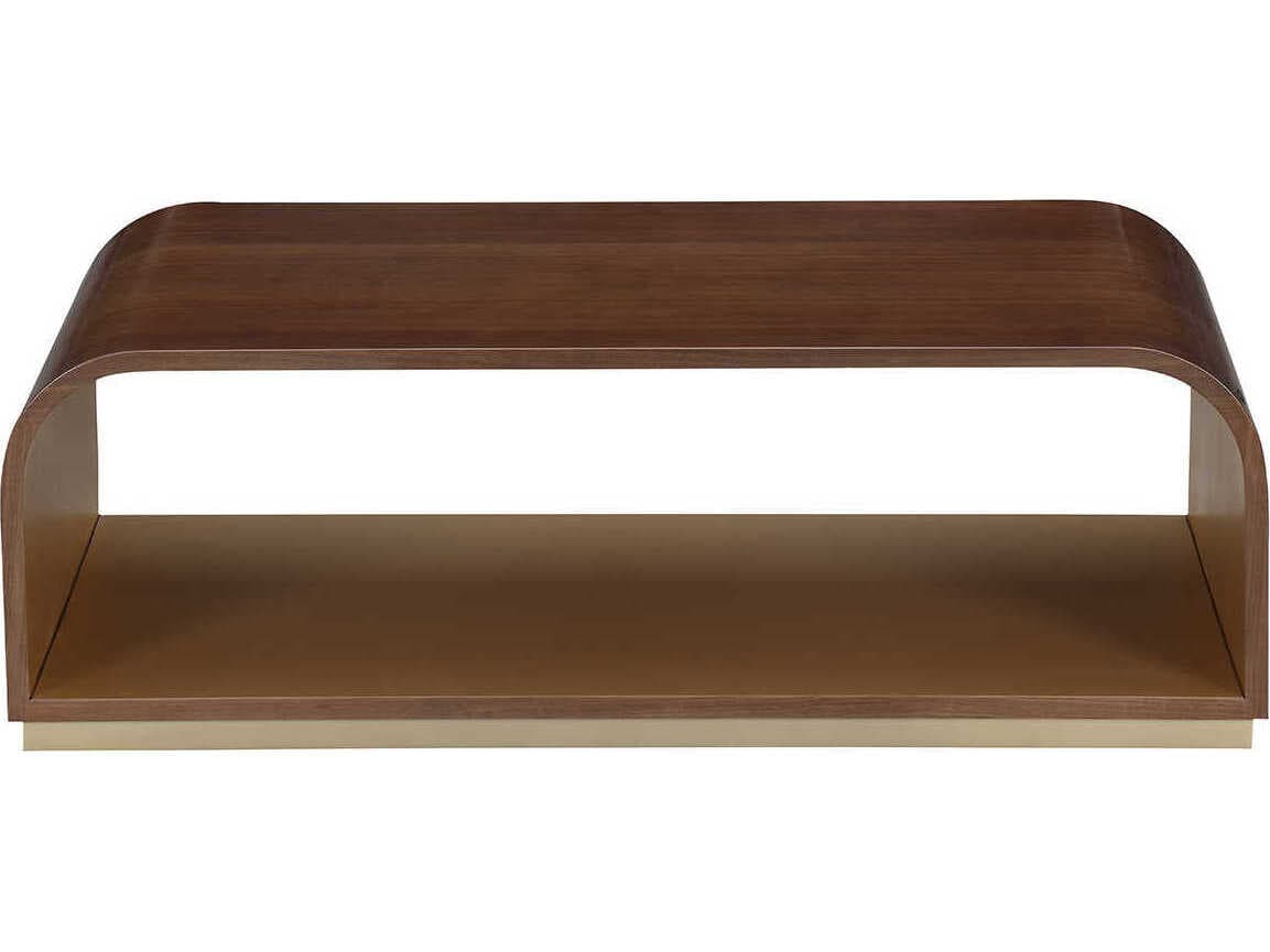 Michael Amini Houston Rectangular Wood Coffee Table