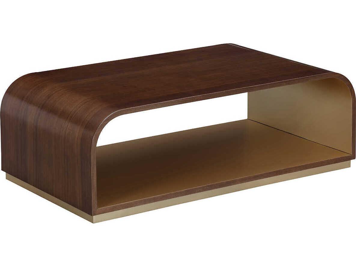 Michael Amini Houston Rectangular Wood Coffee Table