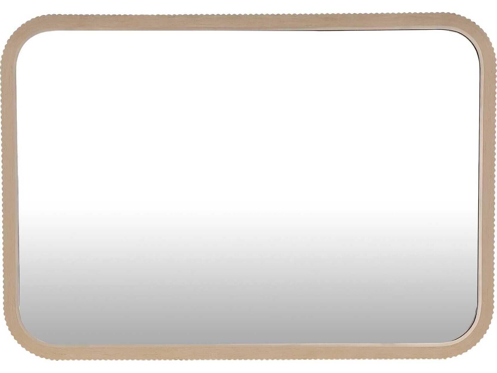 Michael Amini West Kensington Sea Salt Caramel Rectangular Dresser Mirror
