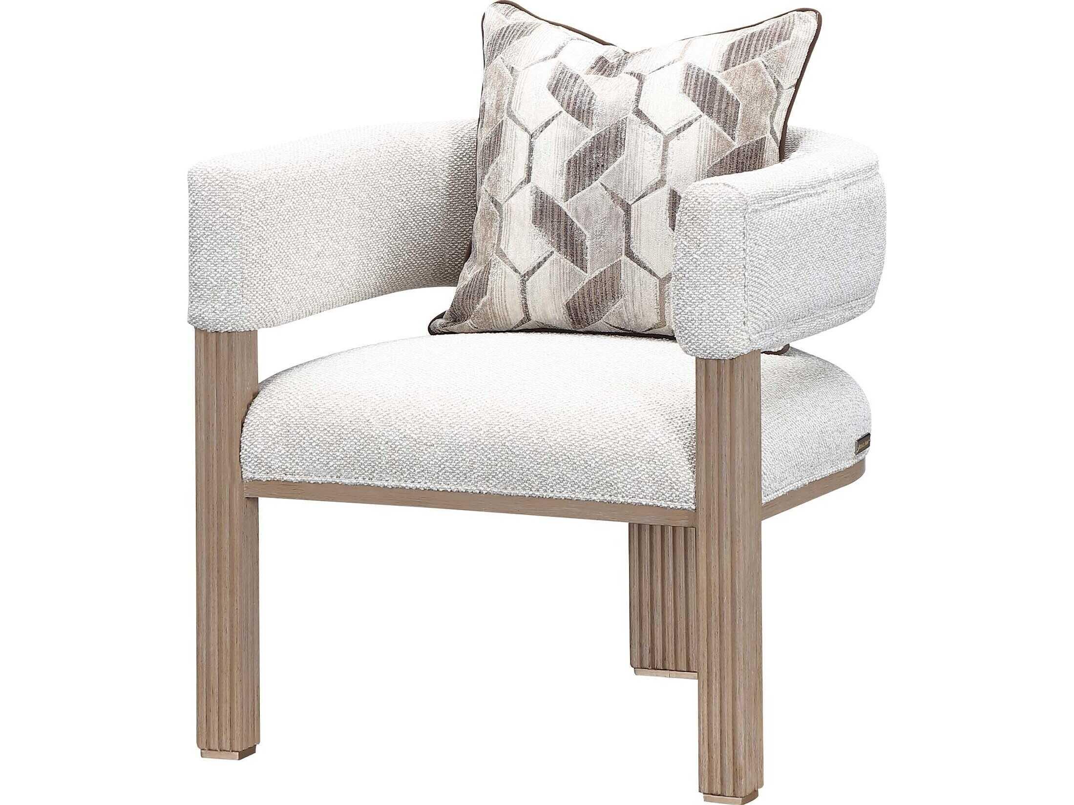 Michael Amini West Kensington Beige Accent Chair