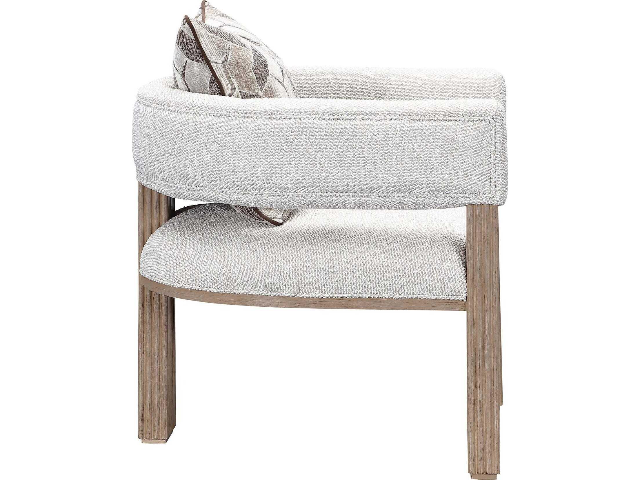 Michael Amini West Kensington Beige Accent Chair