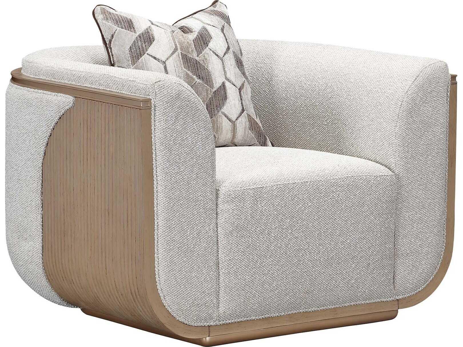Michael Amini West Kensington Beige Accent Chair