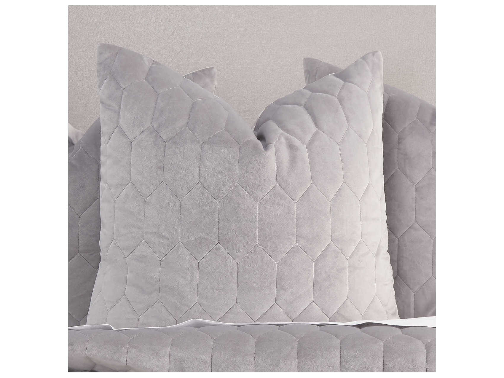 Michael Amini Bedding Affluent Dove Quilt Set