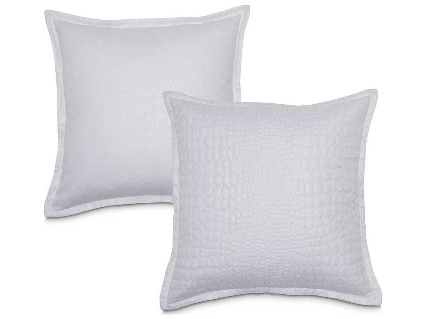 Michael Amini Brilliance 3-Piece White King Coverlets / Duvets Set