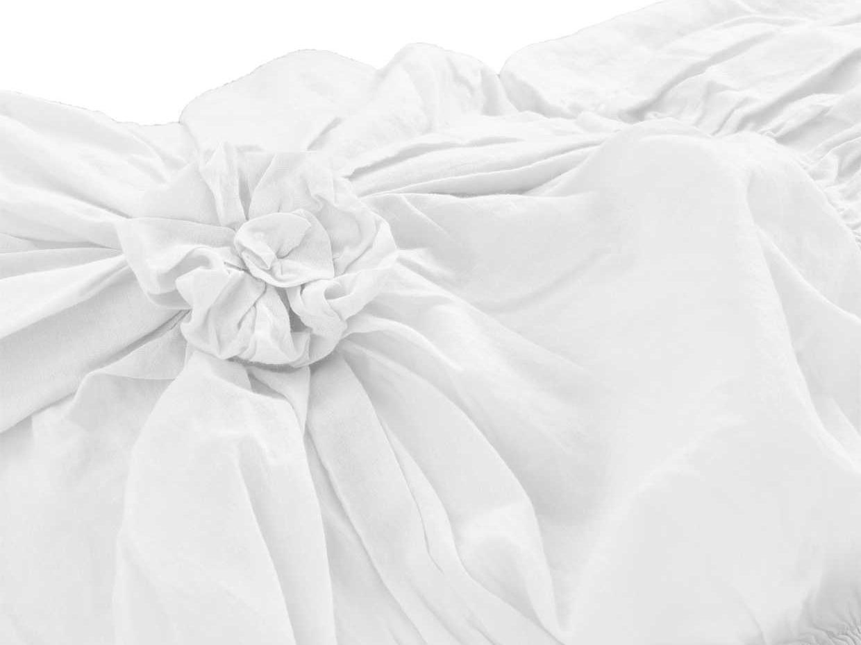 Michael Amini Savanna White Six-Piece King Comforter Set