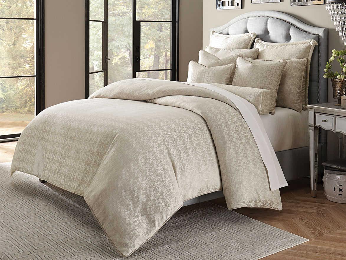 Luxecor Carlyle Platinum Ten-Piece King Comforter Set
