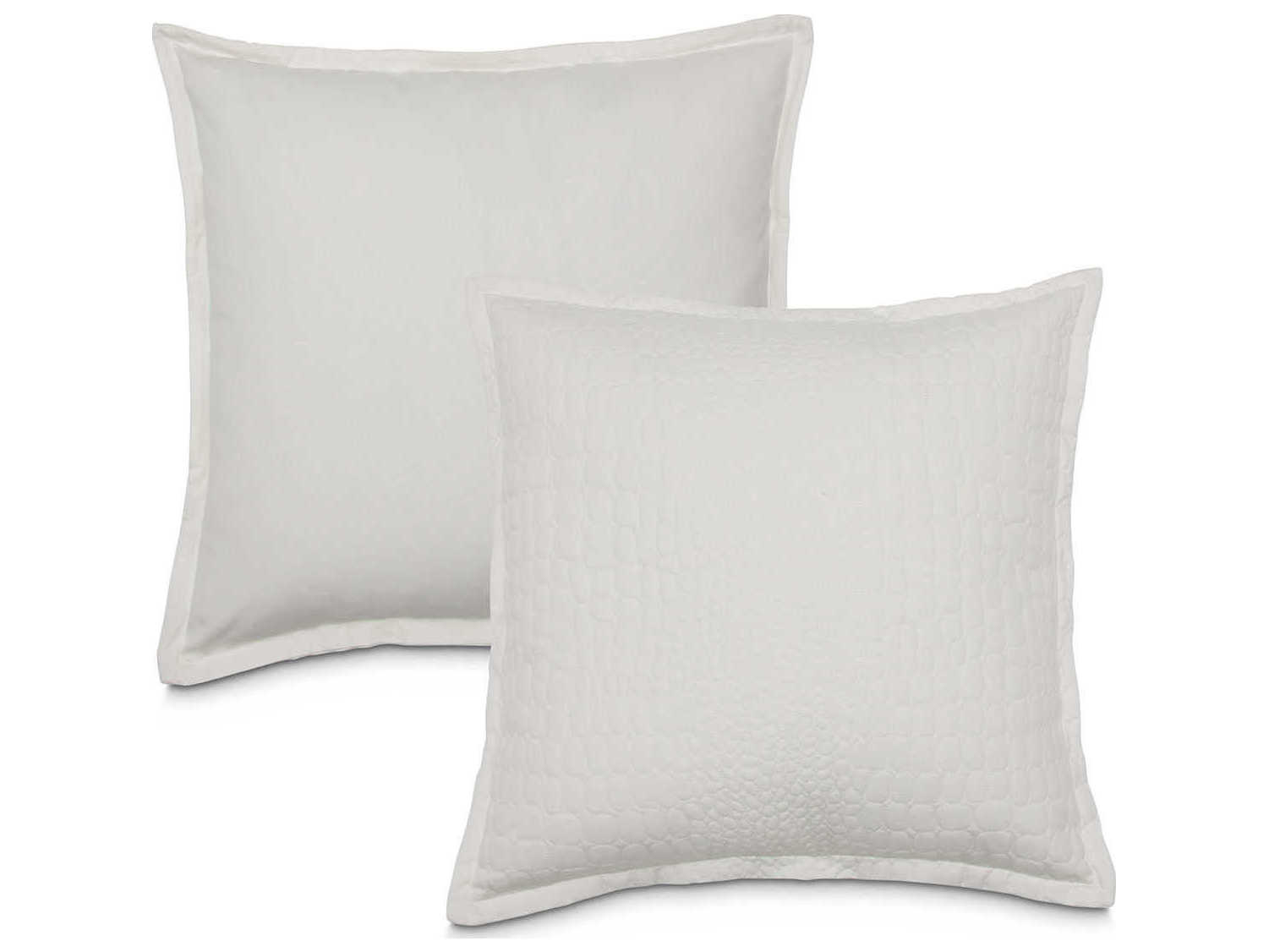 Michael Amini Bedding Ashworth 3-Piece White Queen Coverlet / Duvet Set