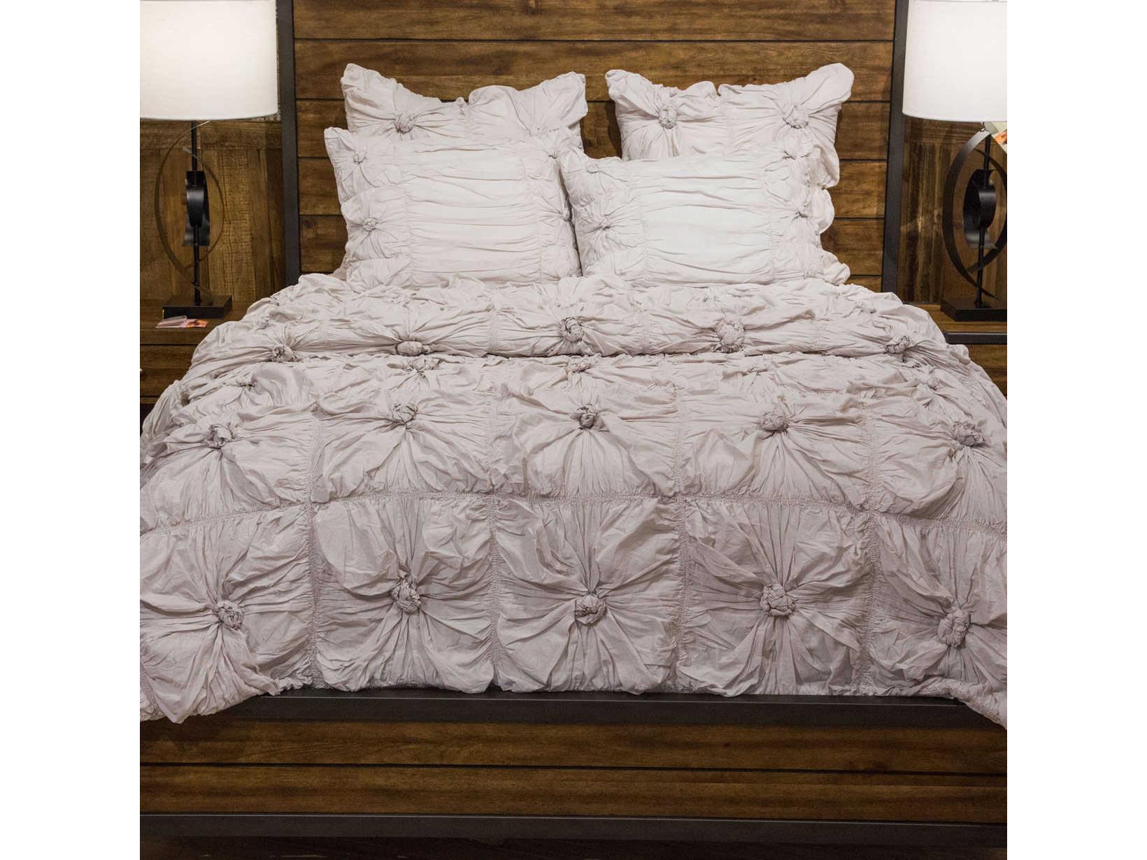 Michael Amini Savanna Stone Five-Piece Queen Comforter Set