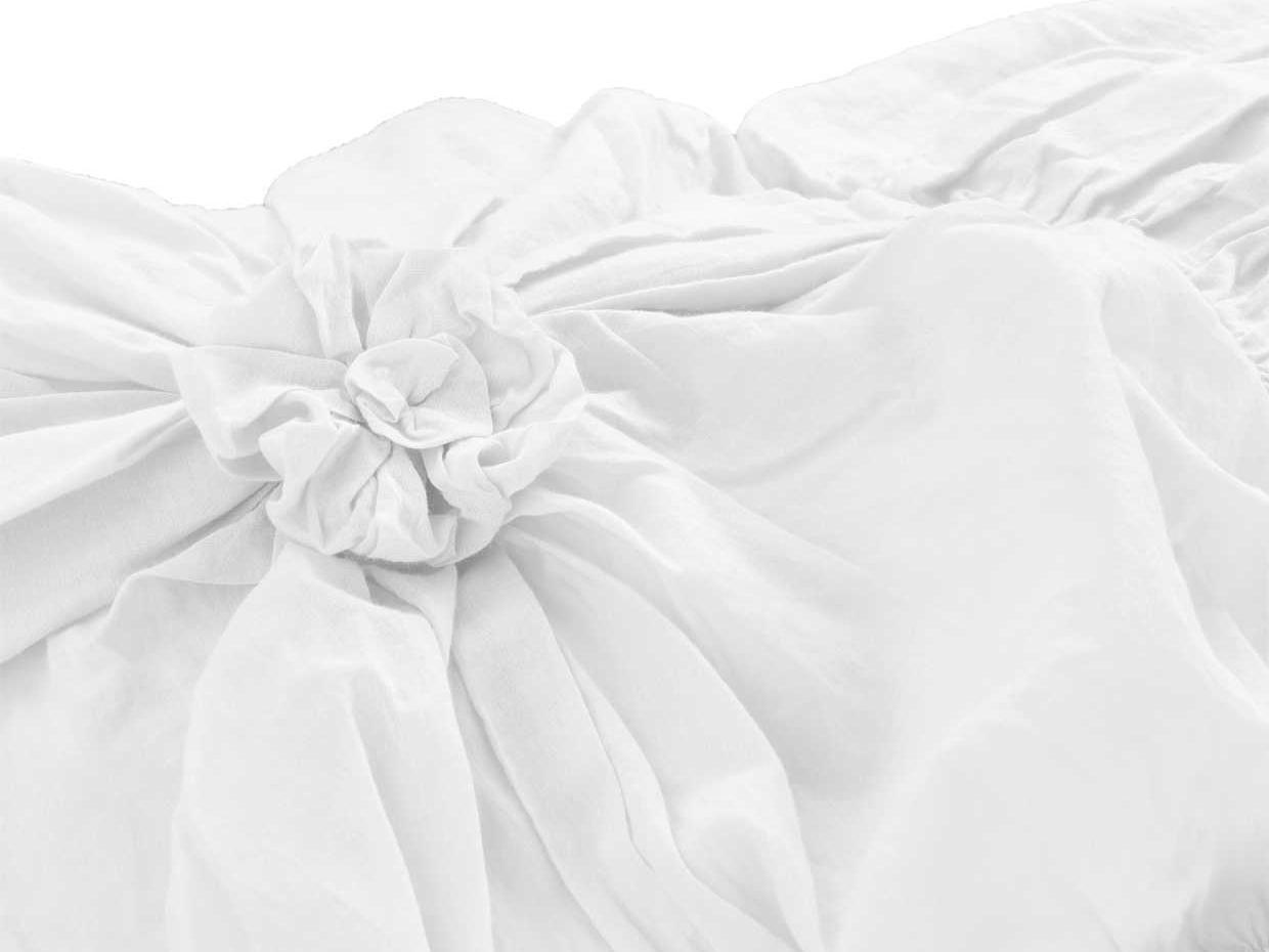 Michael Amini Savanna White Five-Piece Queen Comforter Set