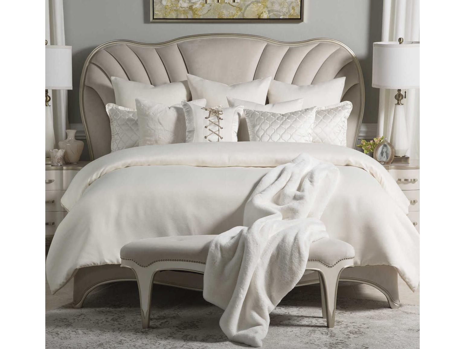 Luxecor Hailey Ivory Nine-Piece Queen Comforter Set